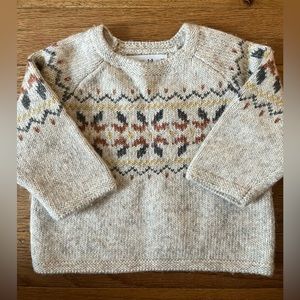 Beautiful Zara Winter Knit Sweater 1-3 Months